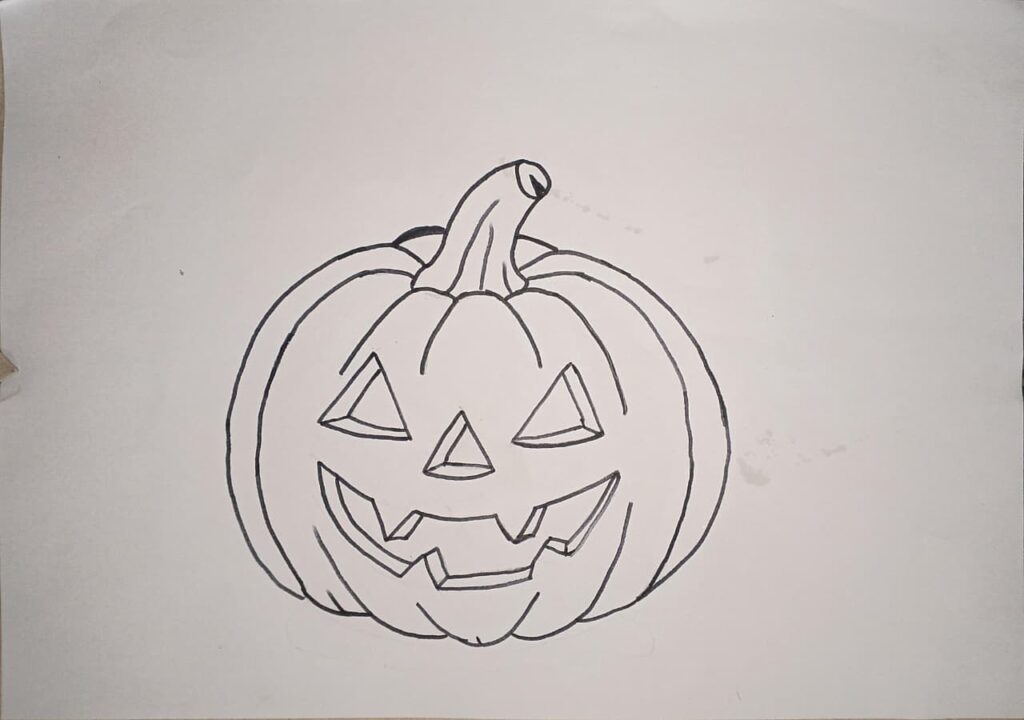 How to Draw a Jack-O’-Lantern