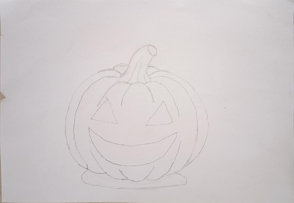 How to Draw a Jack-O’-Lantern