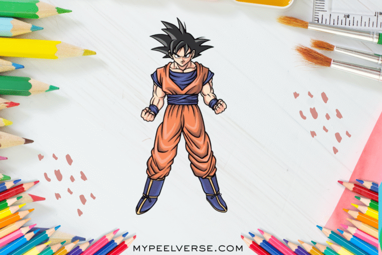 how to draw goku
