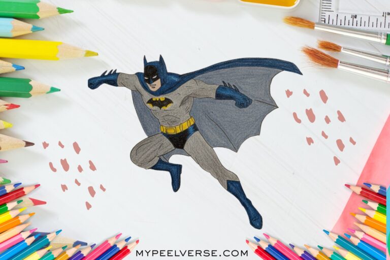 batman drawing easy
