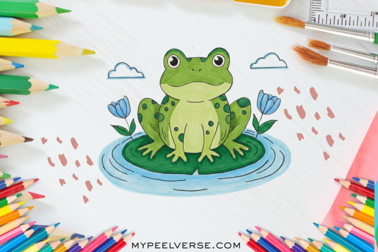 Cute Frog Drawing