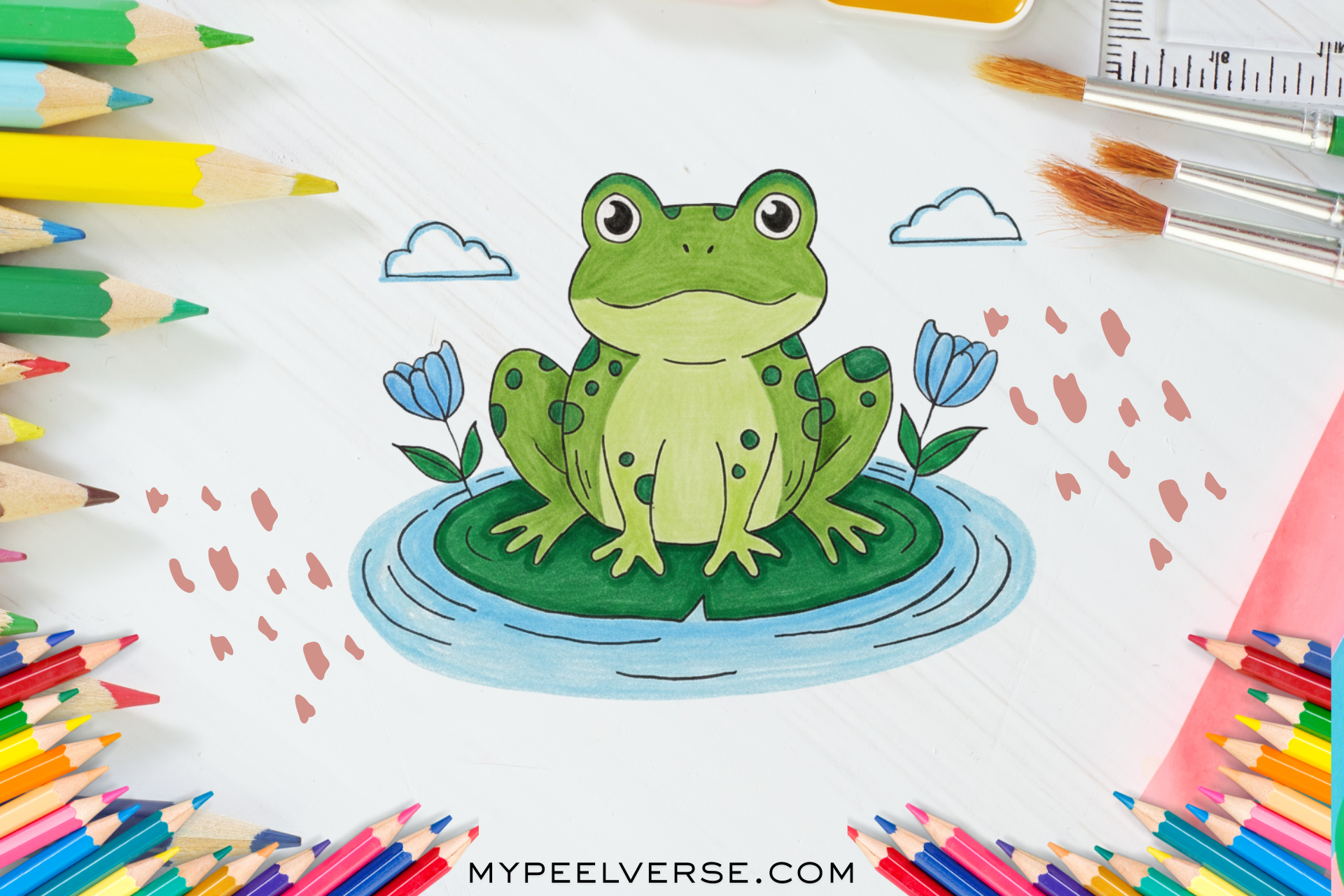 Cute Frog Drawing