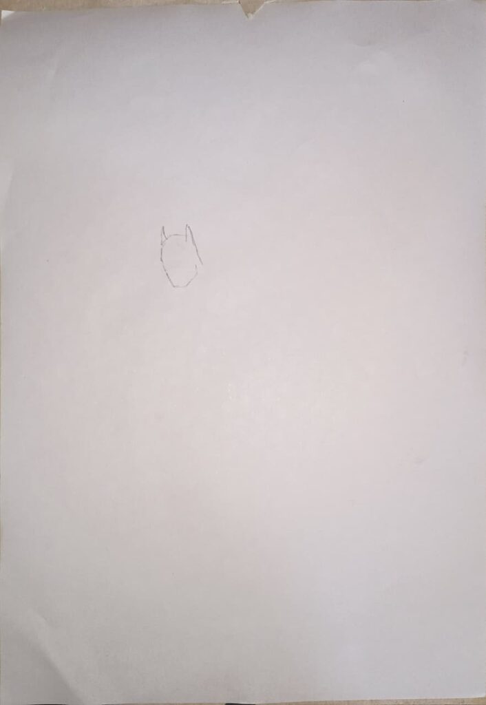 how to draw Batman step by step for beginners"