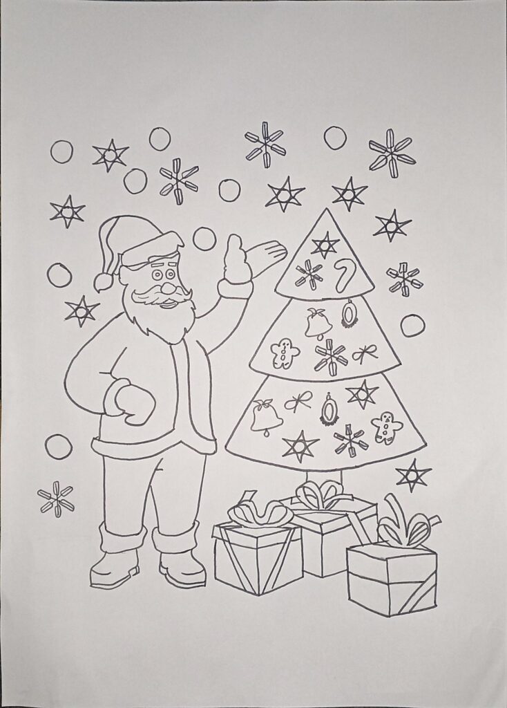 christmas gifts drawing tutorial