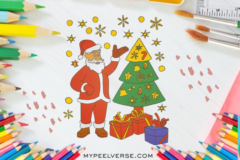 Christmas Drawing scene